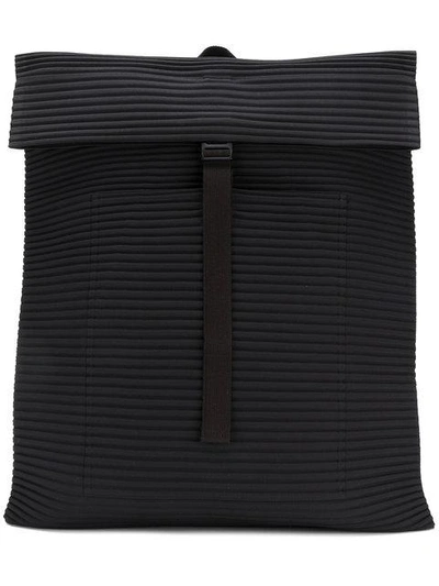 Shop Issey Miyake Pleated Rectangle Backpack In 15