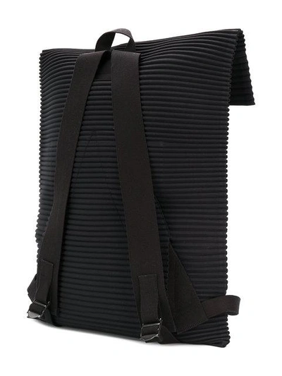 Shop Issey Miyake Pleated Rectangle Backpack In 15