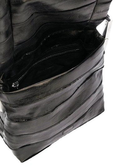 Shop Rick Owens Textured Shoulder Bag In Black