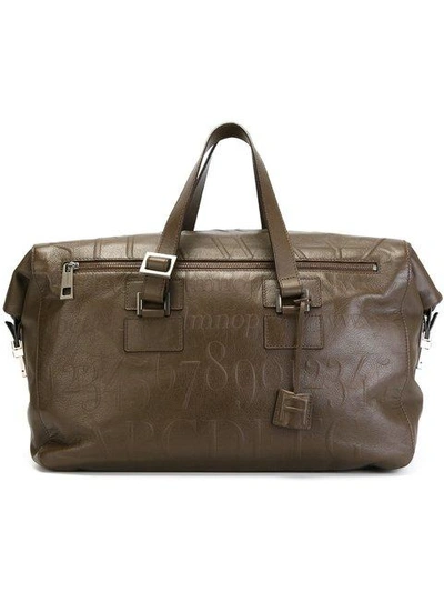 Shop Assouline 'didot' Holdall - Brown