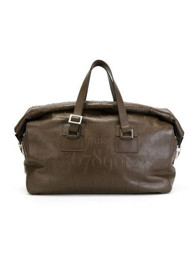 Shop Assouline 'didot' Holdall - Brown