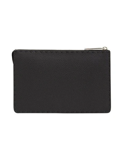 Shop Fendi Bag Bugs-appliqué Pouch In Black