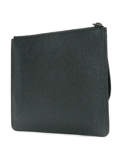 Shop Ferragamo Revival Clutch In Black