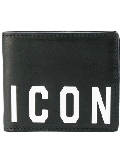 Shop Dsquared2 Icon Wallet In Black