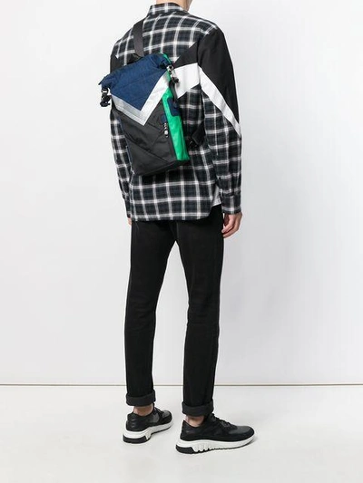 Shop Diesel Front Printed Backpack