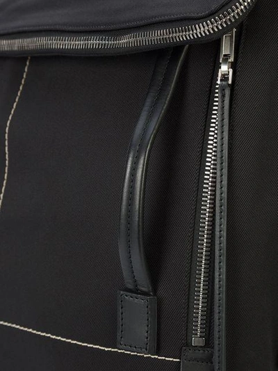 Shop Rick Owens Tote Rucksack - Black