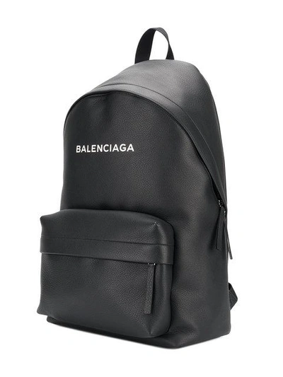 Shop Balenciaga Everyday Backpack In Black