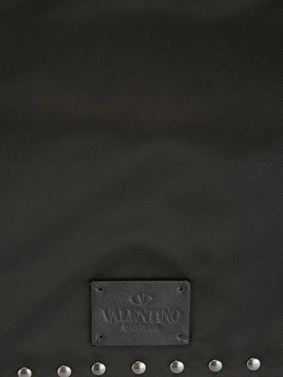 Shop Valentino Garavani 'rockstud' Clutch In Black