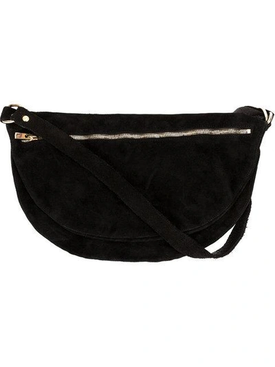Shop Guidi Hobo Shoulder Bag In Black