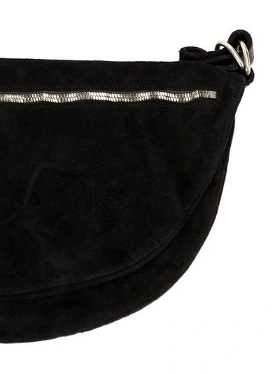 Shop Guidi Hobo Shoulder Bag In Black