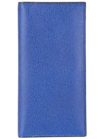 Shop Valextra Vertical Cardholder - Blue