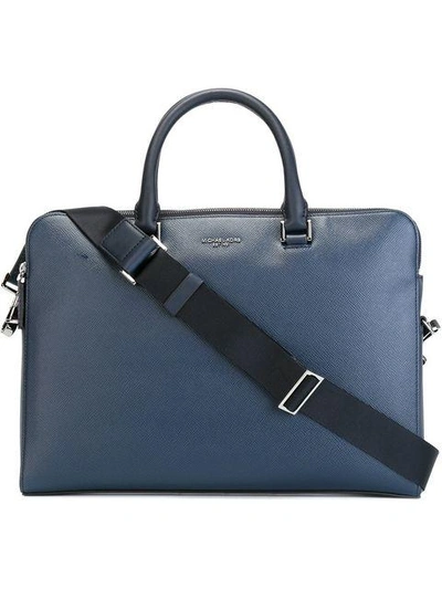 Shop Michael Kors Collection 'harrison' Briefcase - Blue