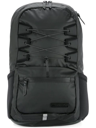 Shop Makavelic Ludus Spider Logo Backpack In Black