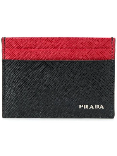 Shop Prada Logo Card Holder
