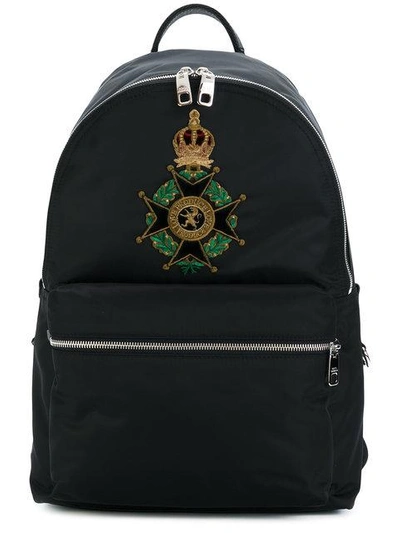 Shop Dolce & Gabbana Maltese Cross Vulcano Backpack