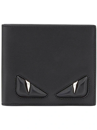 Shop Fendi Eyes Bi-fold Wallet In F0gxn