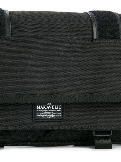 Shop Makavelic Cross-body Cocoon Messenger Bag In Black