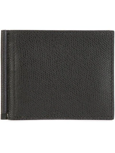 Valextra Billfold Wallet - Black In Black