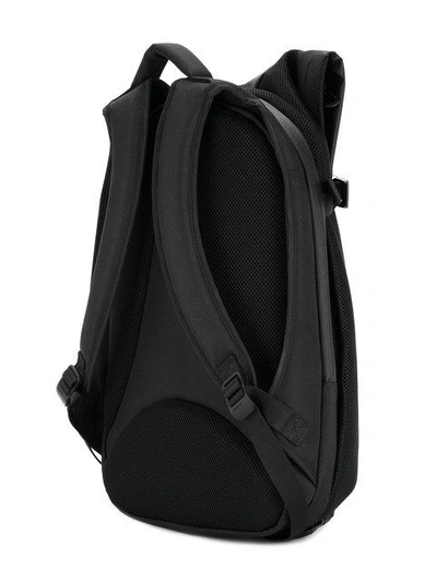 Côte And Ciel Dark Grey Isar Medium Backpack In Black