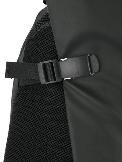 Côte And Ciel Dark Grey Isar Medium Backpack In Black