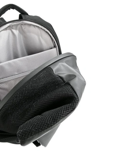 Côte And Ciel Dark Grey Isar Medium Backpack In Black
