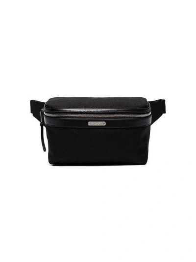 Shop Saint Laurent City Belt Bag In Black