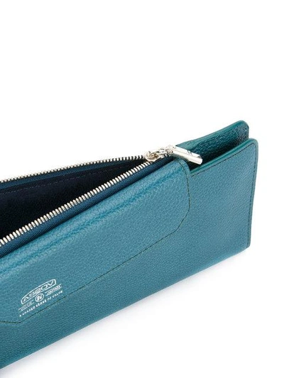 Shop As2ov Shrink Long Wallet - Blue