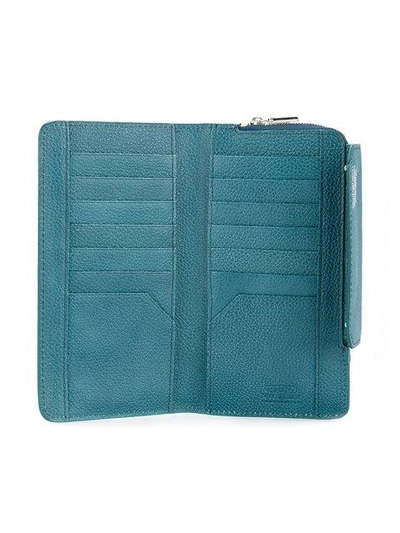 Shop As2ov Shrink Long Wallet - Blue