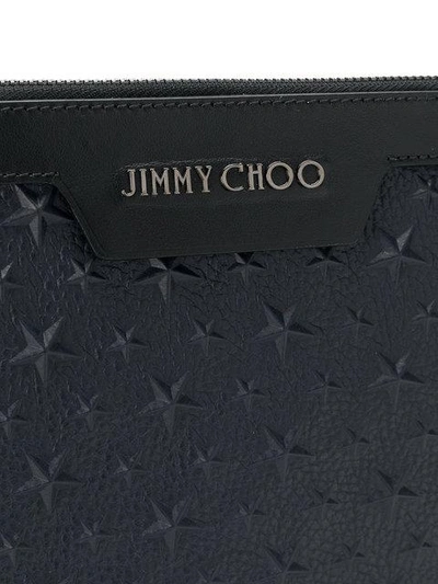 Shop Jimmy Choo Derek Clutch Bag - Blue