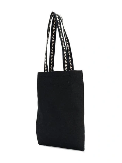 Shop Saint Laurent Shopping Tote Bag - Black