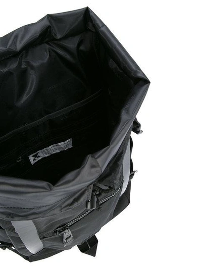 Shop Makavelic Double Line Backpack - Black