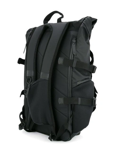 Shop Makavelic Fearless Rolltop Backpack In Black