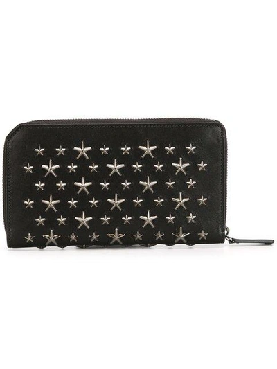 Shop Jimmy Choo 'carnaby' Wallet In Black