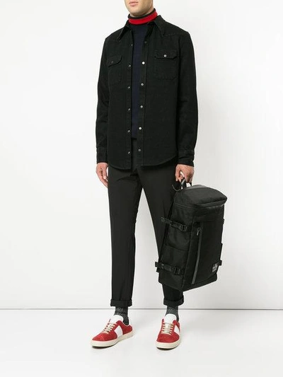 Makavelic Rectangle Daypack In Black