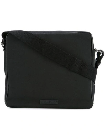 Shop Gieves & Hawkes Zipped Shoulder Bag In Black