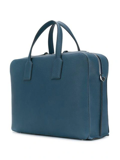 Shop Loewe Goya Briefcase - Blue
