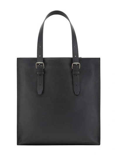 Shop Fendi Embossed Logo Shopper - Black