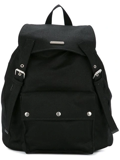 Shop Saint Laurent Noe Backpack In Black