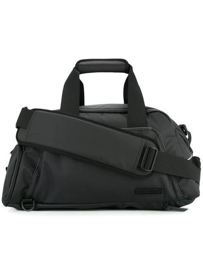 Shop Makavelic Ludus Streamline Duffle Bag In Black