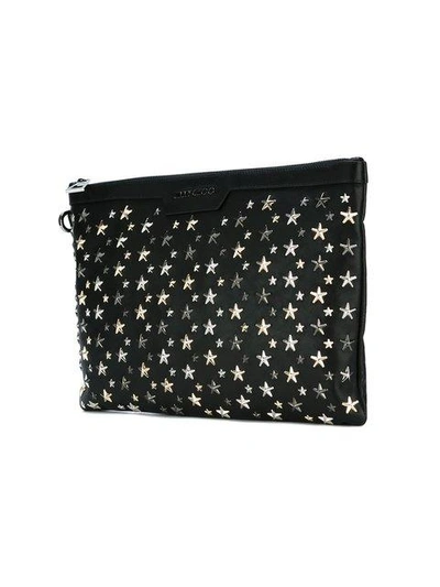 Shop Jimmy Choo 'derek' Clutch In Black