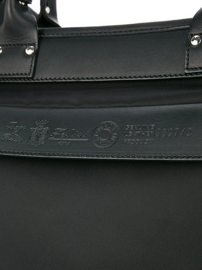 Shop Felisi Luggage Tag Zip Closure Briefcase - Black