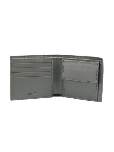 Shop Bottega Veneta Nero Intrecciato Calf Coin Purse Bi-fold Wallet In Black