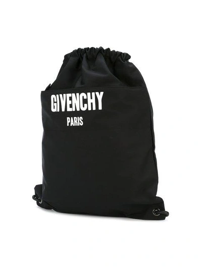 Shop Givenchy 'paris' Drawstring Backpack