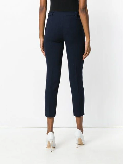 Shop Styland Cropped Tailored Trousers - Blue