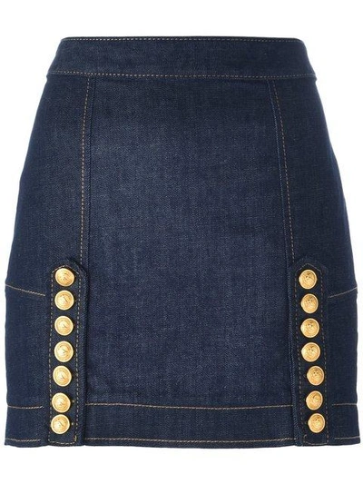 Shop Dsquared2 Livery Denim Mini Skirt