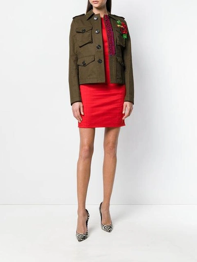 Shop Dsquared2 '50s Scout Jacket - Green