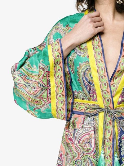Silk paisley kimono