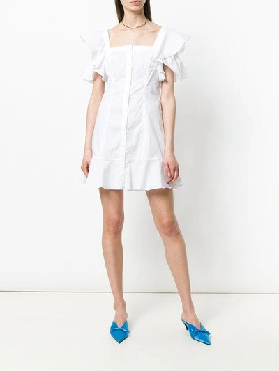 Kendall and kylie on sale square neck shirt dress