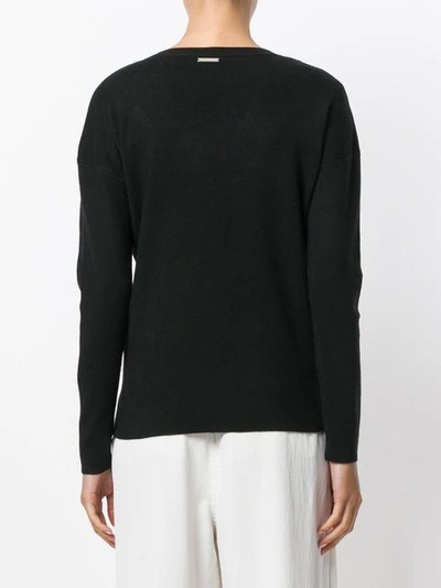 Shop Michael Michael Kors V-neck Sweater - Black
