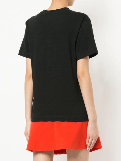 Shop Macgraw Swan Patch T-shirt In Black